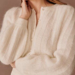 Sezáne Amance Cardigan in Écru Size S